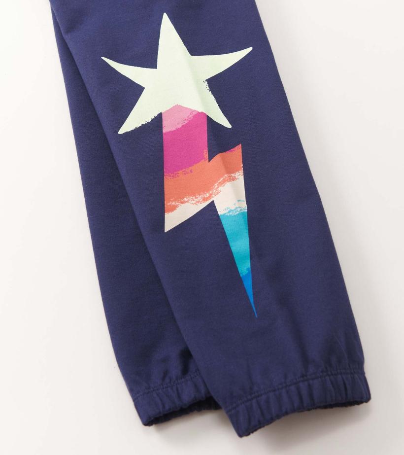 Girls Girls Star Girl Baggy Track Pants Baggy Track Pants | Hatley Bottoms