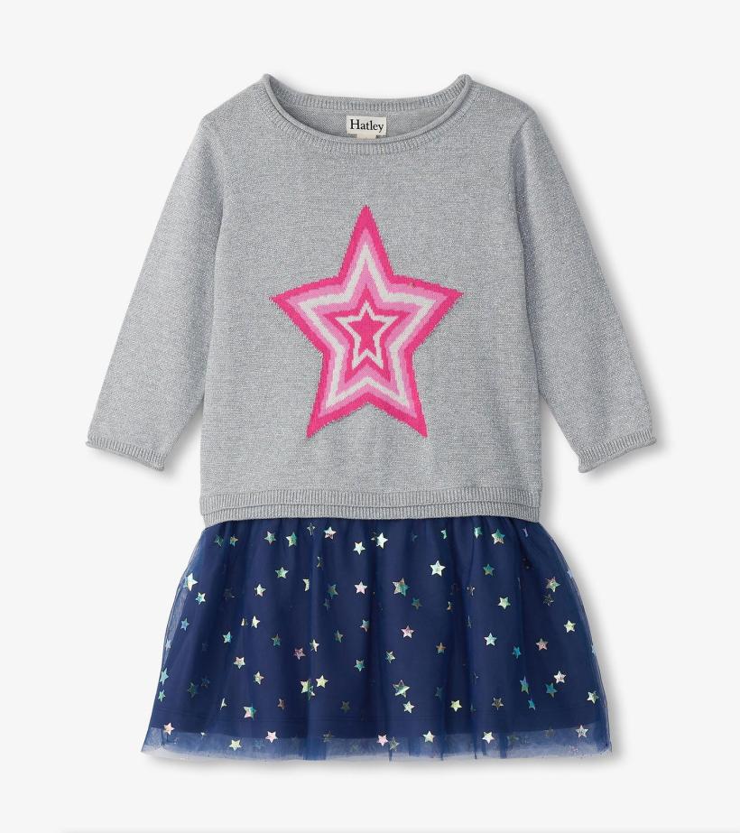 Girls Girls Star Girl Sweater Dress | Hatley Dresses