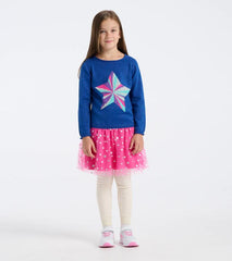 Girls Girls Star Power Drop Waist Tulle Dress | Hatley Dresses