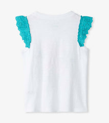 Girls Girls Stay Golden Ruffle Sleeve Tank Top | Hatley Tops