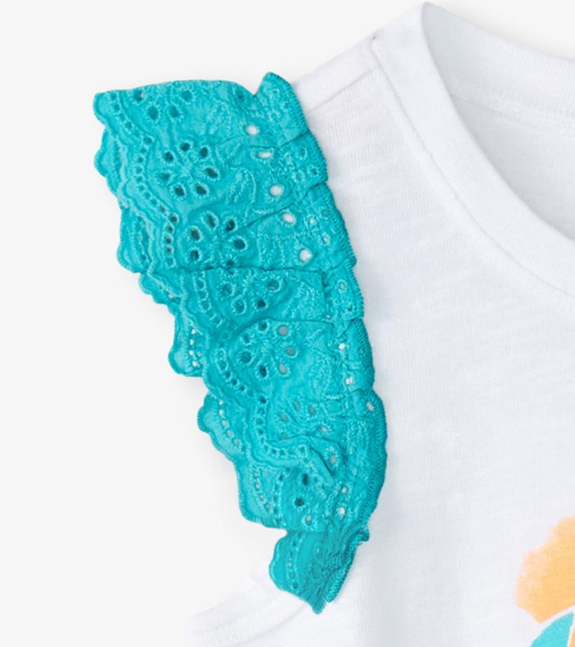 Girls Girls Stay Golden Ruffle Sleeve Tank Top | Hatley Tops