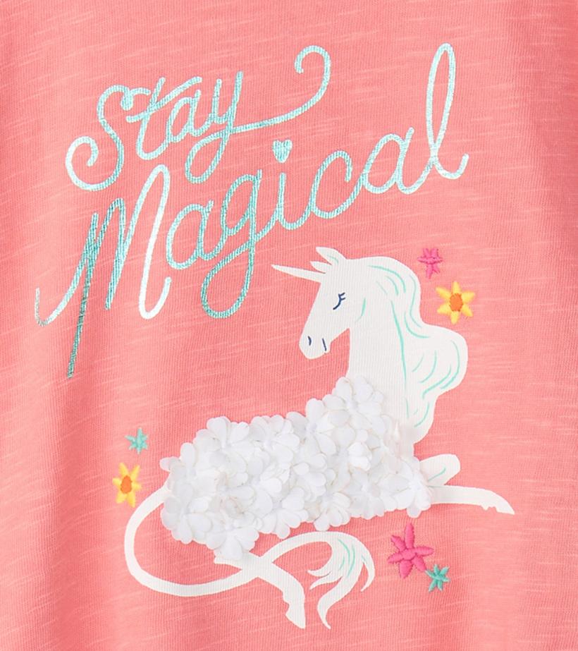 Girls Girls Stay Magical Boxy T-Shirt | Hatley Tops