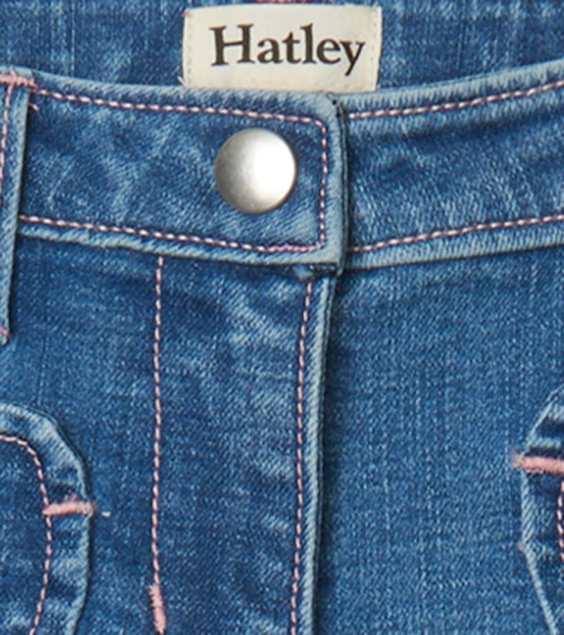 Girls Girls Stretch Denim Wide Leg Pants | Hatley Bottoms