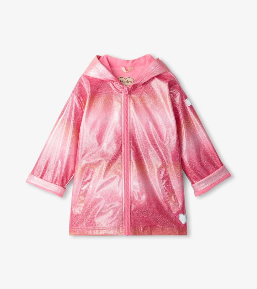 Girls Girls Summer Zip-Up Rain Jacket | Hatley Rainwear