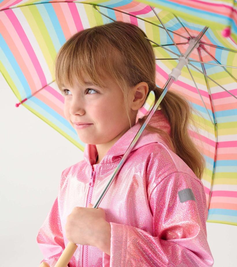 Girls Girls Summer Zip-Up Rain Jacket | Hatley Rainwear