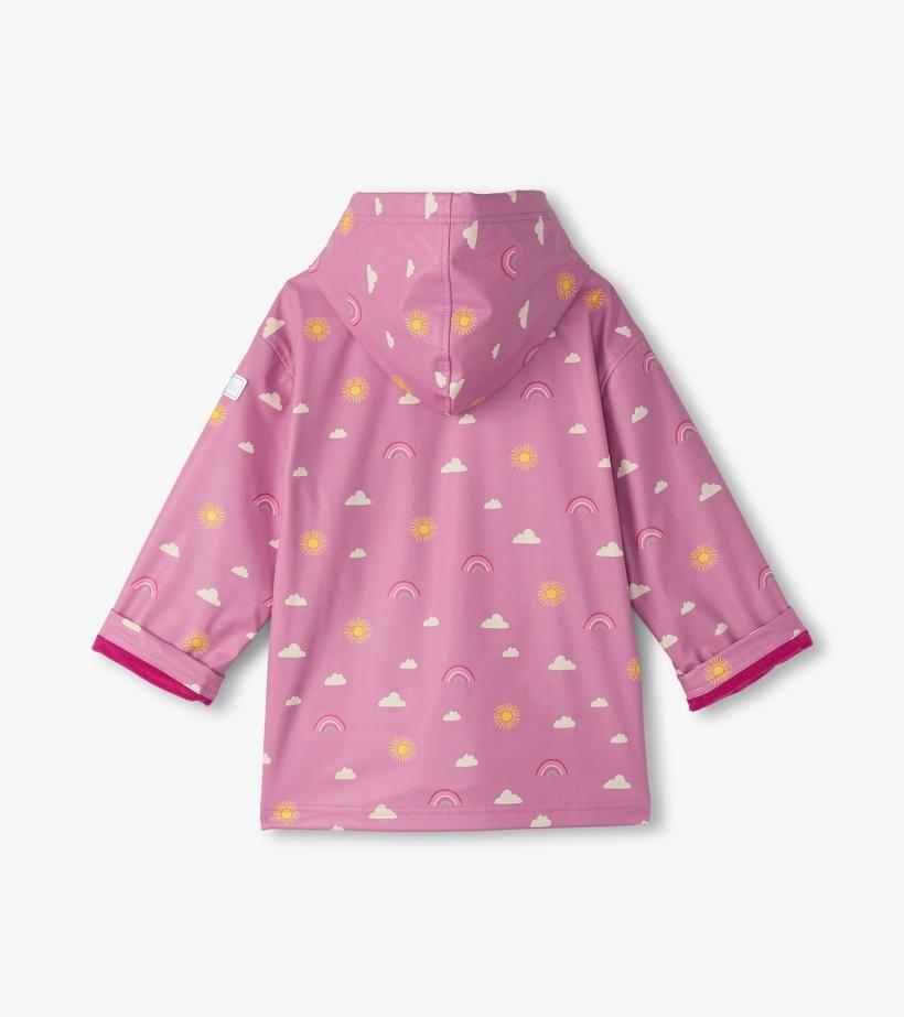 Girls Girls Sun Charms Zip-Up Rain Jacket | Hatley Rainwear