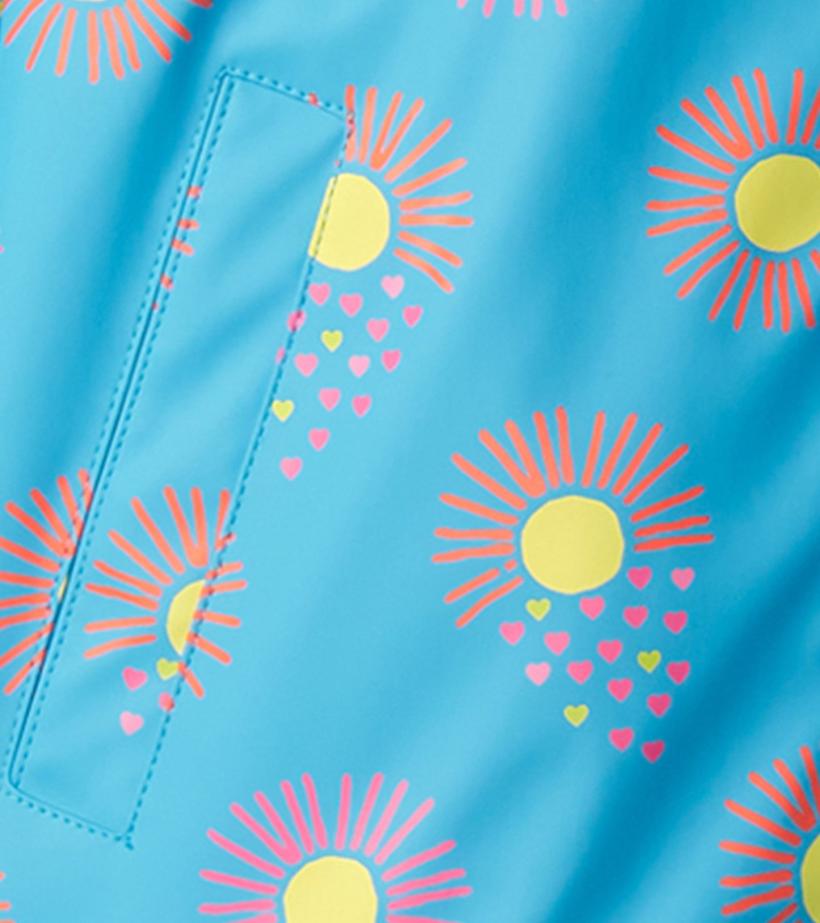 Girls Girls Sunrays Zip-Up Rain Jacket | Hatley Rainwear