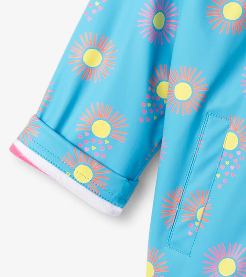 Girls Girls Sunrays Zip-Up Rain Jacket | Hatley Rainwear