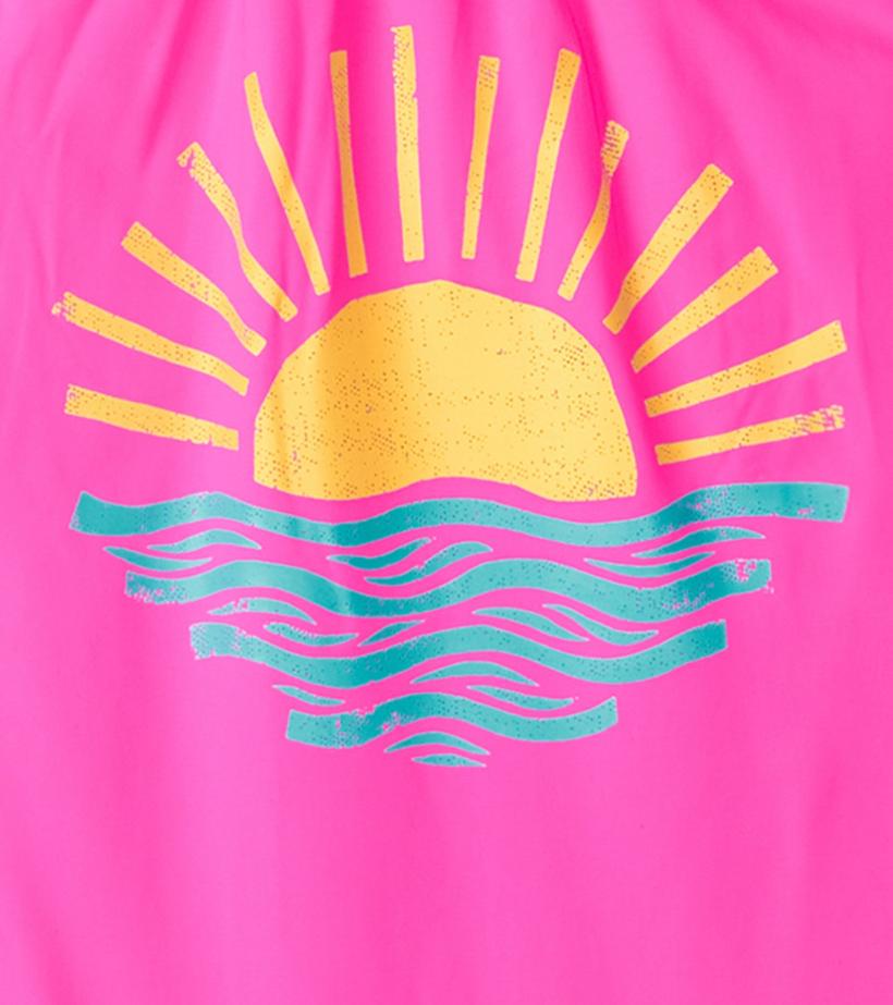 Girls Girls Sunrise Gather Gathered Swimsuit | Hatley Swimwear