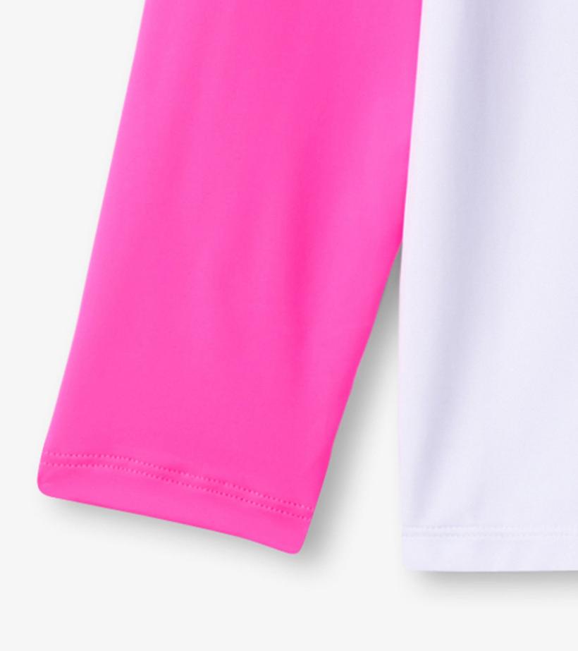 Girls Girls Sunshine Long Sleeve Rashguard | Hatley Swimwear