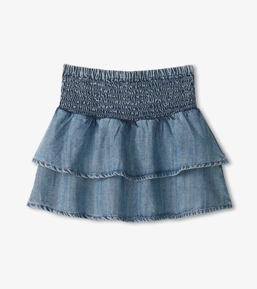 Girls Girls Tencel Smocked Skirt | Hatley Bottoms