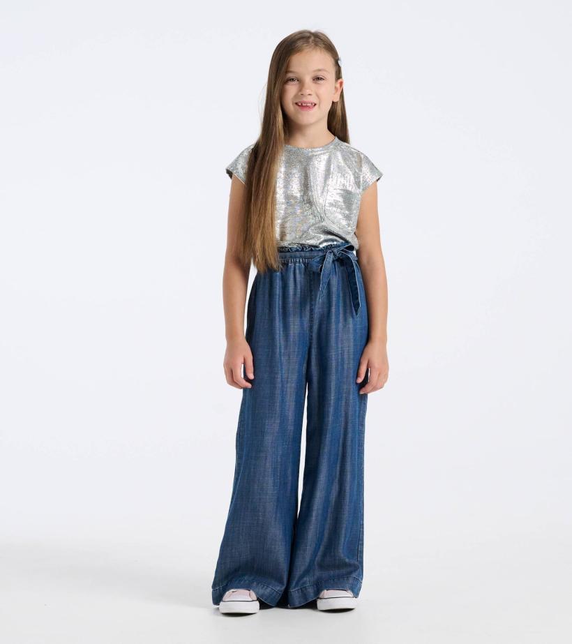 Girls Girls Tencel Textured Paperbag Pants | Hatley Bottoms