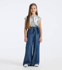 Girls Girls Tencel Textured Paperbag Pants | Hatley Bottoms