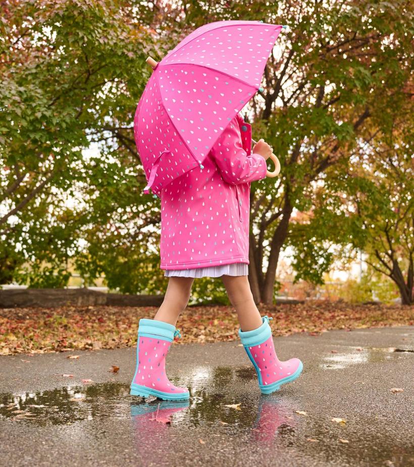 Girls Girls Tiny Drops Sherpa Lined Rain Boots | Hatley Rainwear
