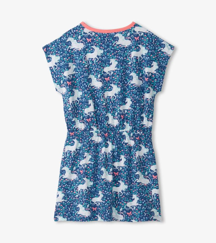 Girls Girls Unicorn Garden Relaxed Dress | Hatley Dresses