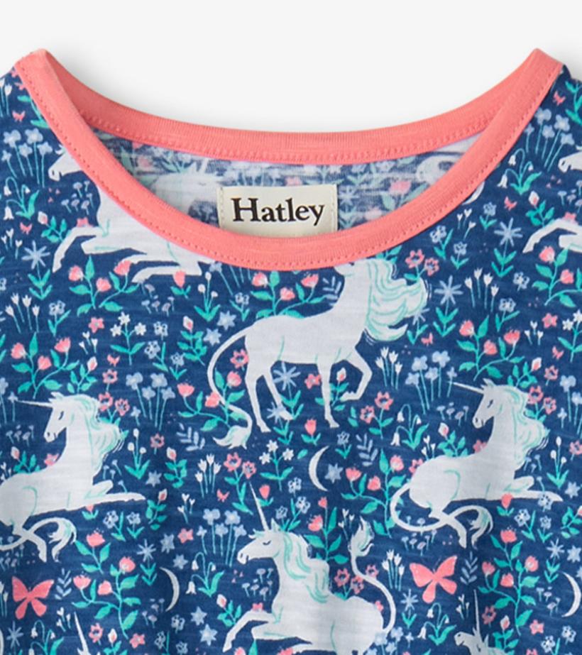 Girls Girls Unicorn Garden Relaxed Dress | Hatley Dresses