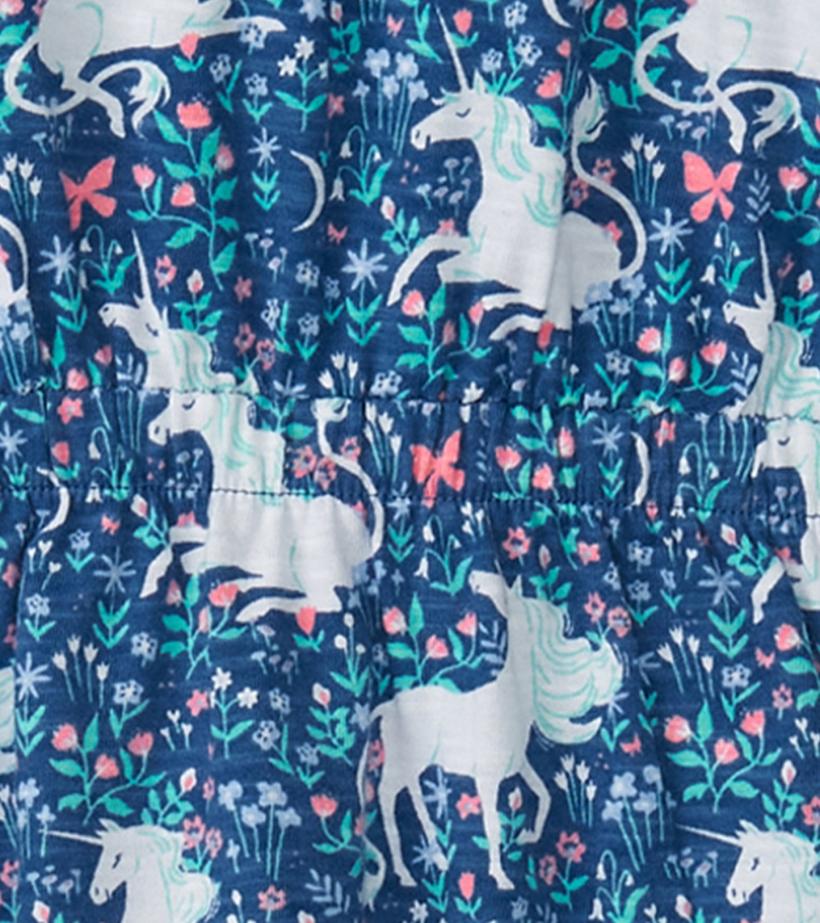 Girls Girls Unicorn Garden Relaxed Dress | Hatley Dresses