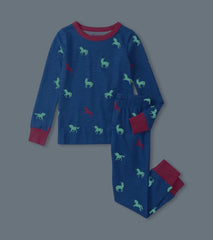 Girls Girls Unicorn Glow Pajama Set | Hatley Sleepwear