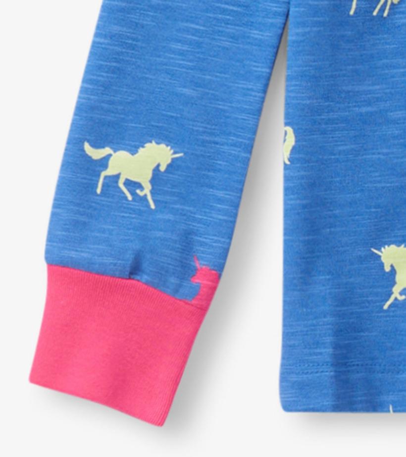 Girls Girls Unicorn Glow Pajama Set | Hatley Sleepwear