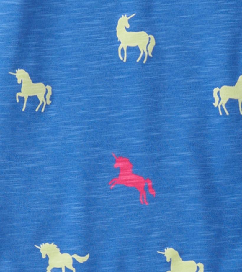 Girls Girls Unicorn Glow Pajama Set | Hatley Sleepwear