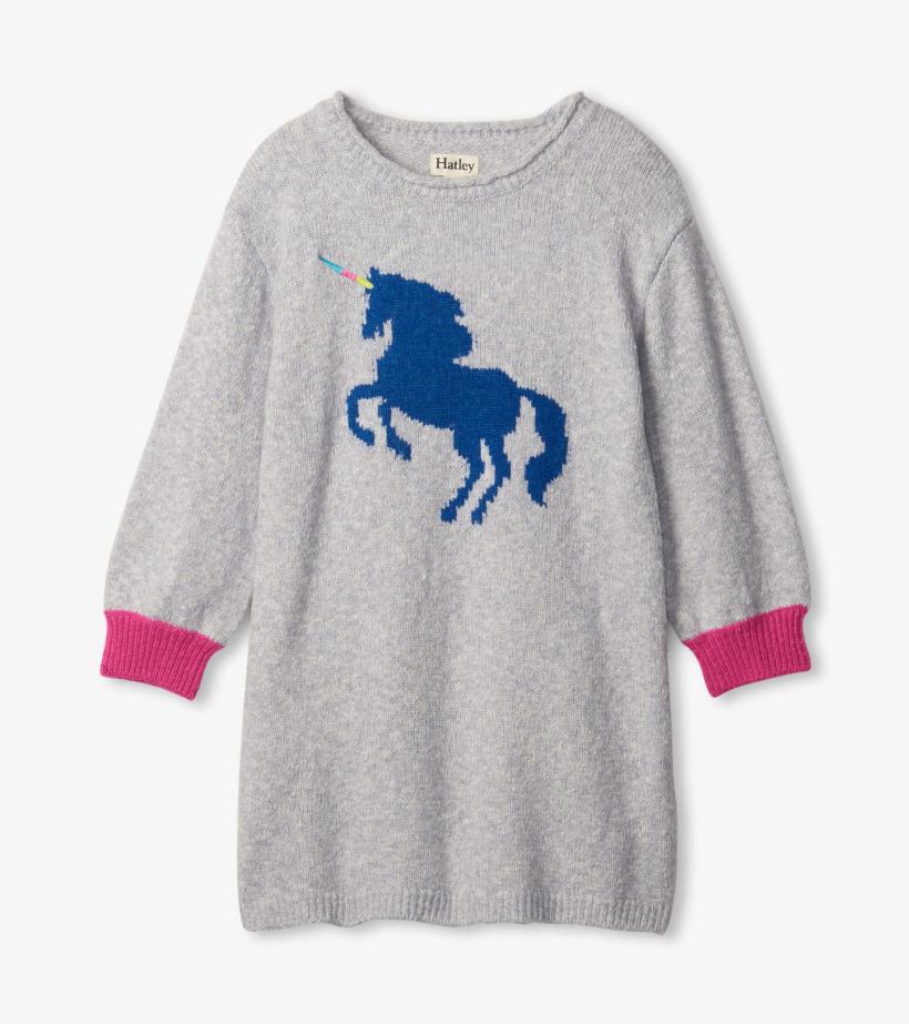 Girls Girls Unicorn Sweater Dress | Hatley Dresses