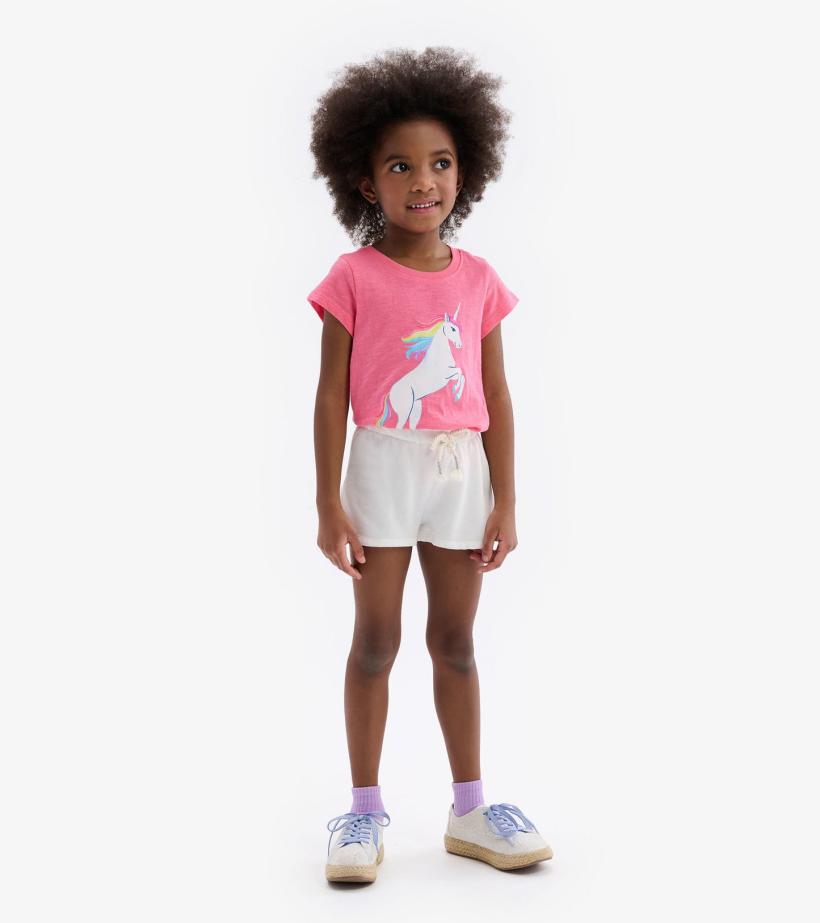 Girls Girls White Adventure Shorts | Hatley Bottoms