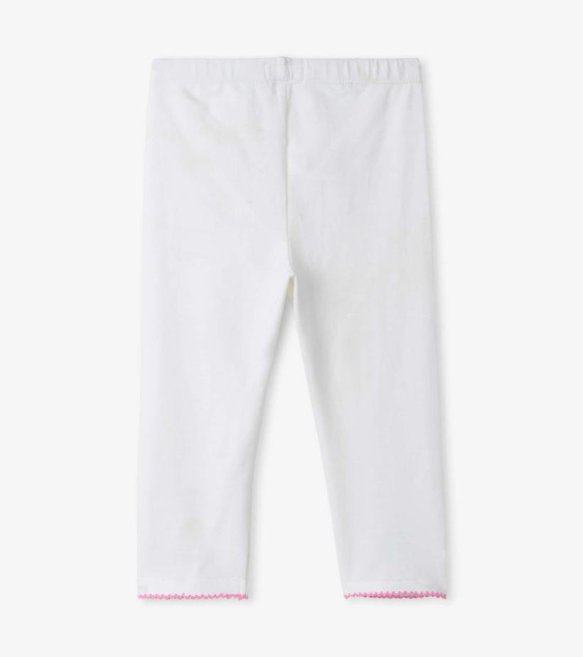 Girls Girls White Summer Capri Leggings | Hatley Bottoms