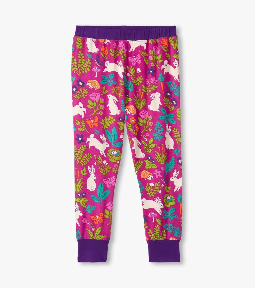 Girls Girls Wild Bunnies Bamboo Pajama Set | Hatley Sleepwear
