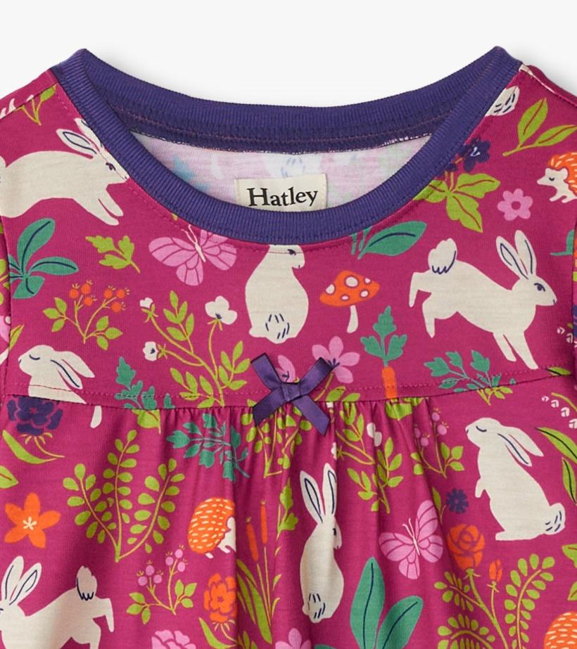 Girls Girls Wild Bunnies Nightgown | Hatley Sleepwear