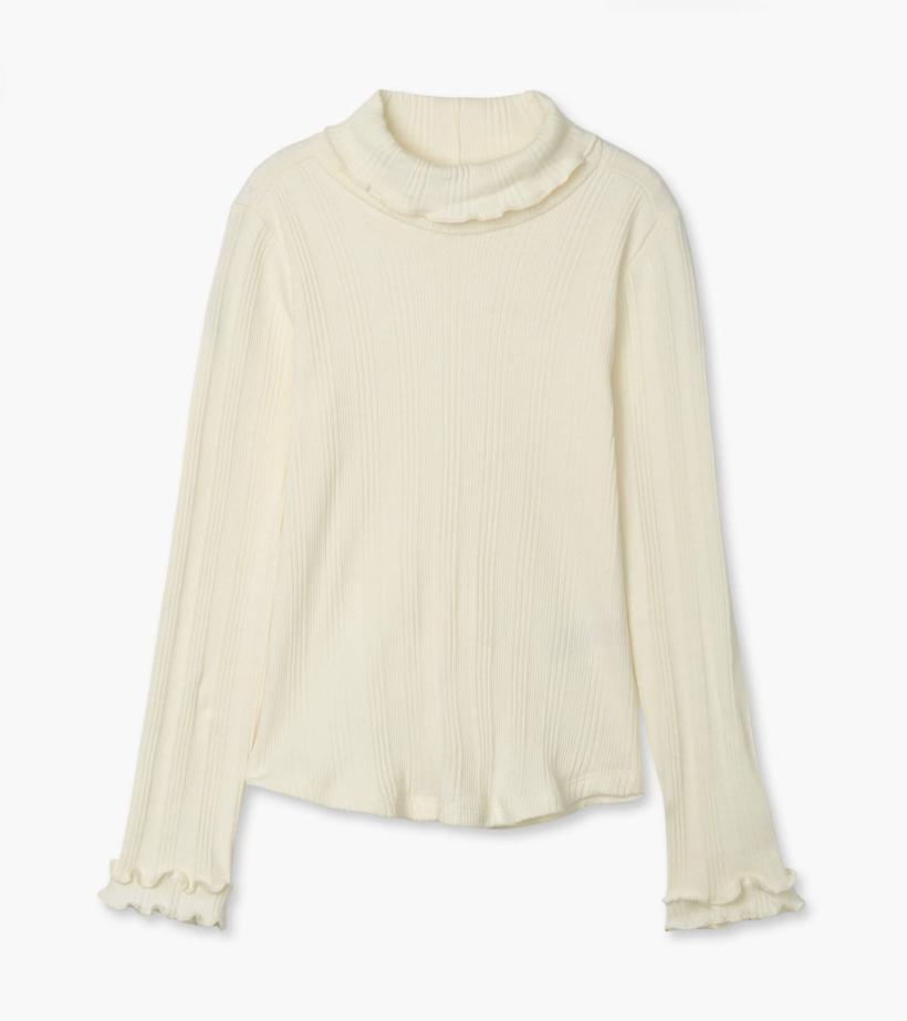 Girls Girls Winter Cream Turtleneck | Hatley Tops