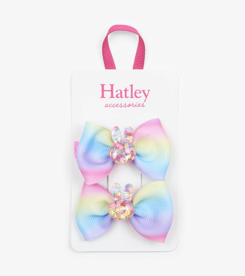 Girls Glitter Bunnies Hair Clips | Hatley Accessories