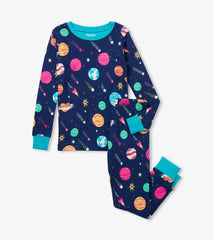 Girls Interstellar Organic Cotton Pajama Set | Hatley Sleepwear