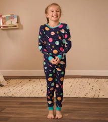 Girls Interstellar Organic Cotton Pajama Set | Hatley Sleepwear