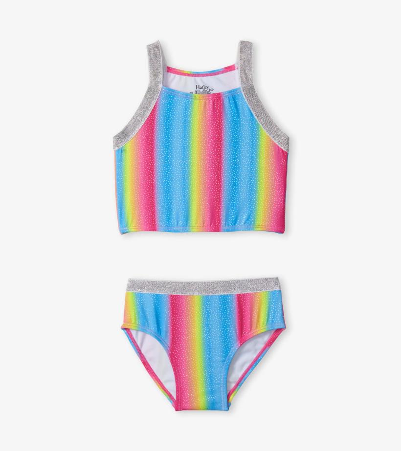 Girls Jelly Bean Rainbow Tankini Set | Hatley Swimwear