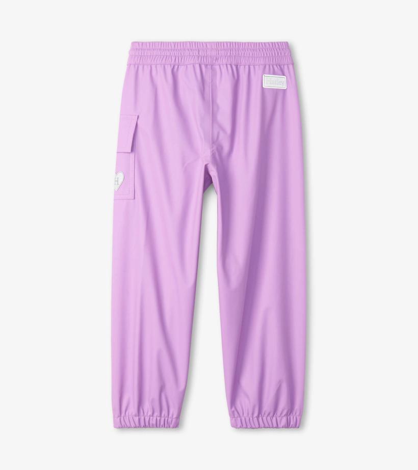 Girls Lilac Rain Pants | Hatley Rainwear