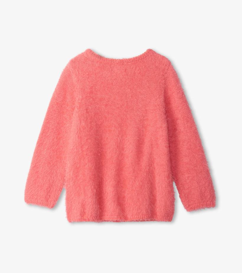 Girls Magical Rainbow Shimmer Fuzzy Sweater | Hatley Sweaters