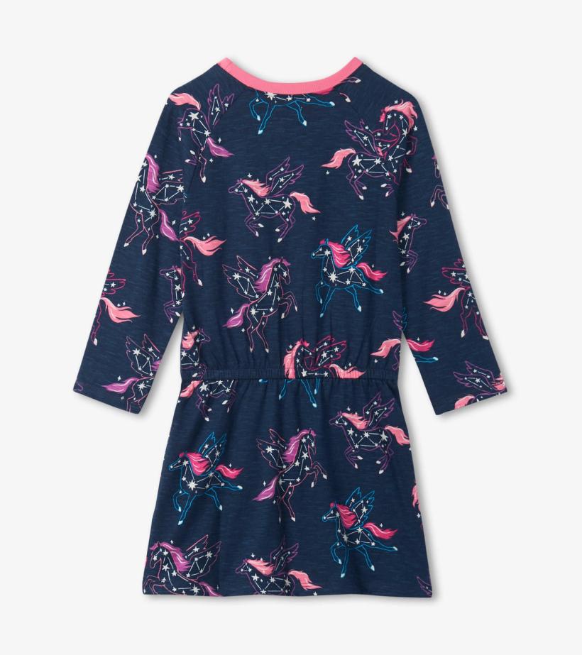 Girls Pegasus Constellations Drop Waist Dress | Hatley Dresses