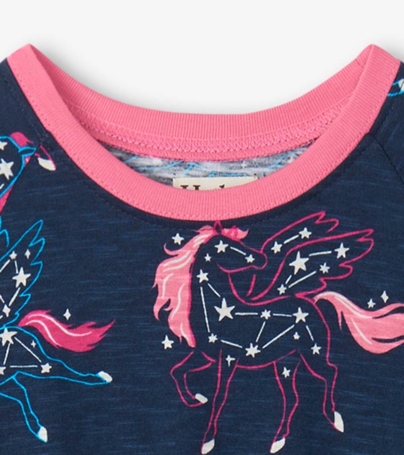 Girls Pegasus Constellations Drop Waist Dress | Hatley Dresses
