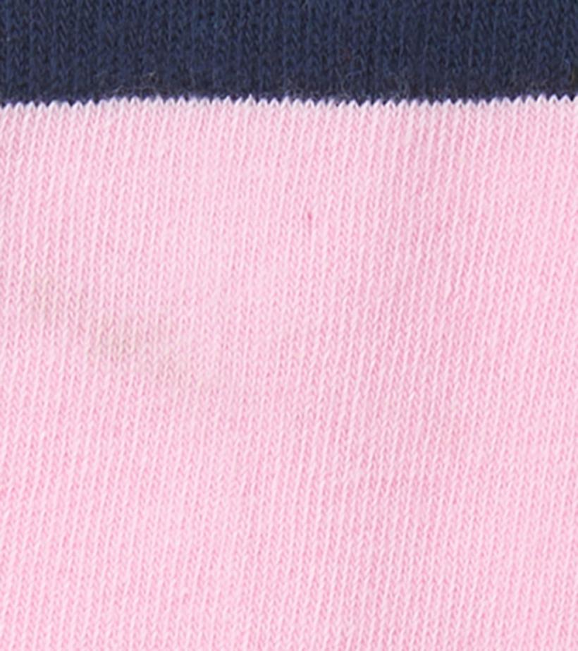 Girls Pink &amp; Navy Crew Socks | Hatley Footwear