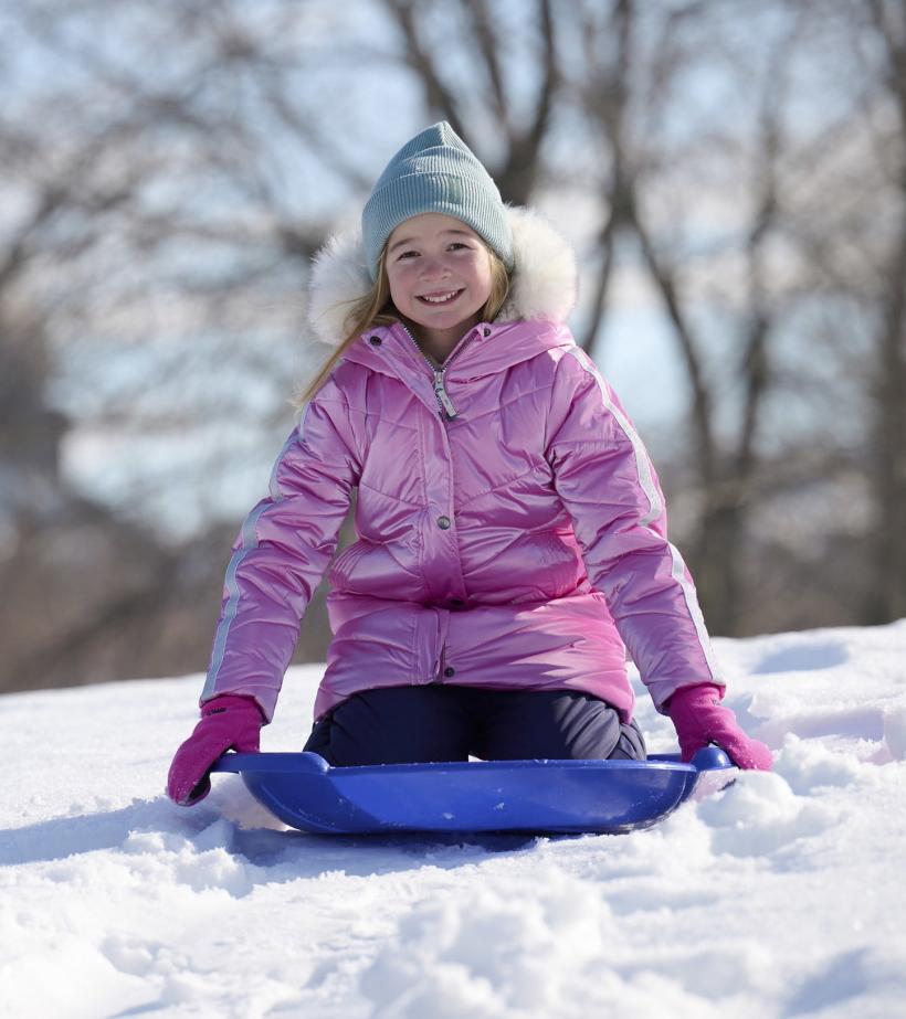Girls Pink Star Puffer Jacket | Hatley Outerwear