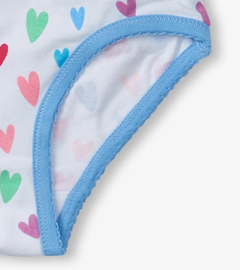 Girls Pretty Patterns Girls Brief Underwear 3 Pack | Hatley Underwear