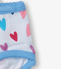 Girls Pretty Patterns Girls Brief Underwear 3 Pack | Hatley Underwear