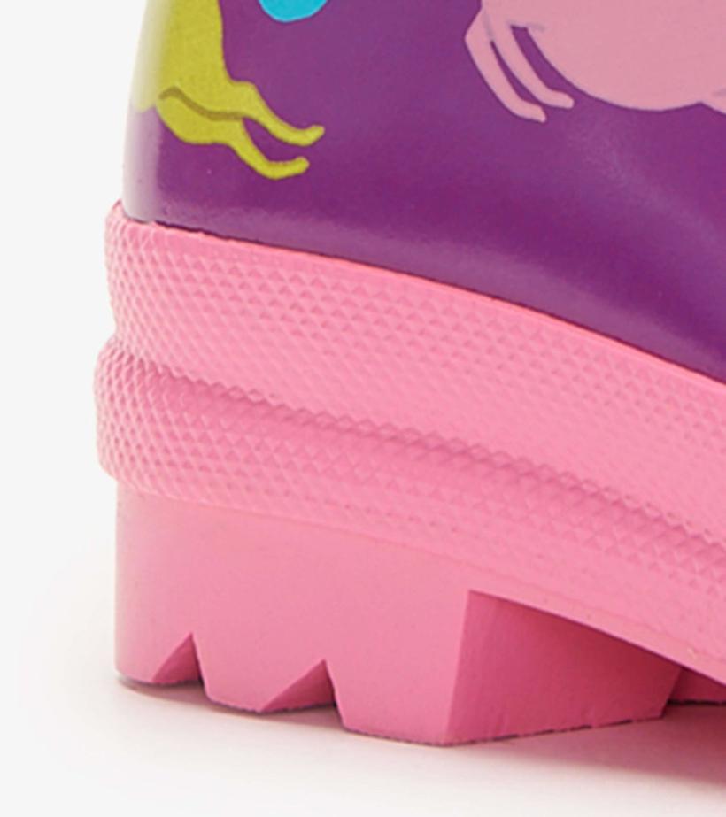 Girls Pretty Unicorn Shiny Rain Boots | Hatley Rainwear