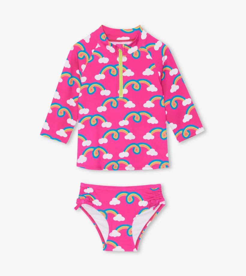 Girls Rainbow Arch Rashguard Set | Hatley Swimwear