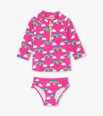 Girls Rainbow Arch Rashguard Set | Hatley Swimwear