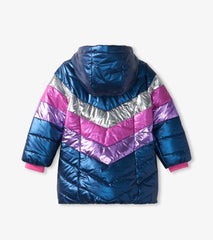Girls Rainbows Puffer Jacket | Hatley Outerwear