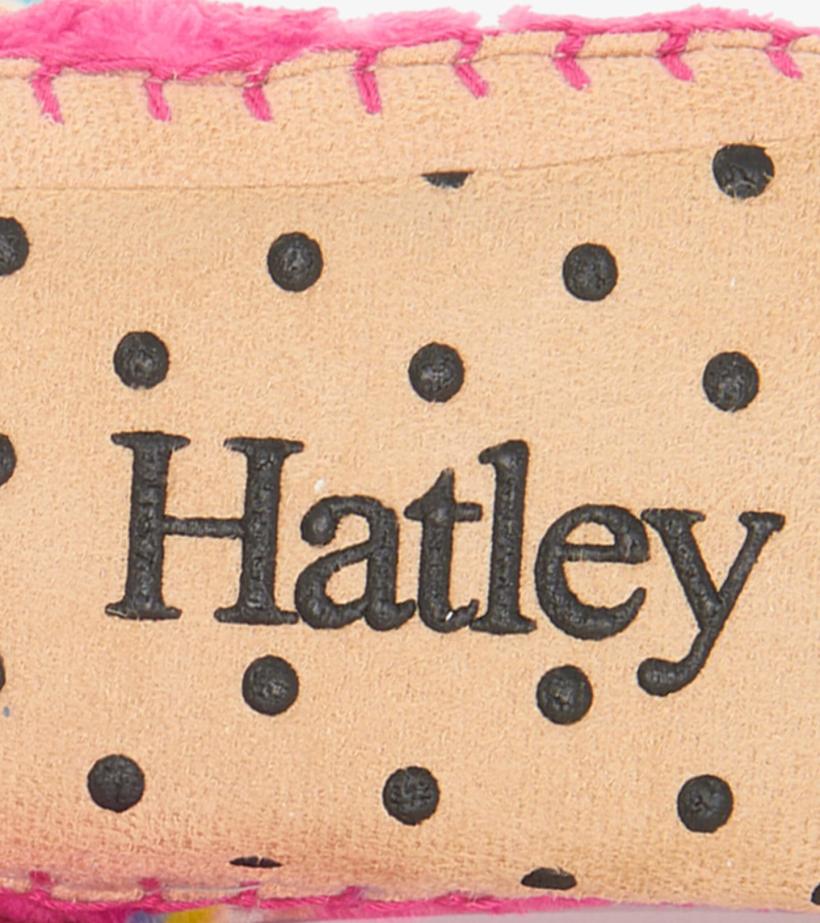 Girls Shooting Stars Fleece Slippers | Hatley Footwear