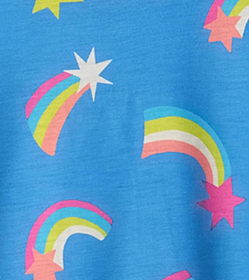 Girls Shooting Stars Long Sleeve Girls Nightgown | Hatley Sleepwear