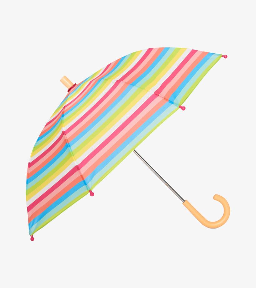 Girls Summer Rainbow Stripes Umbrella | Hatley Rainwear