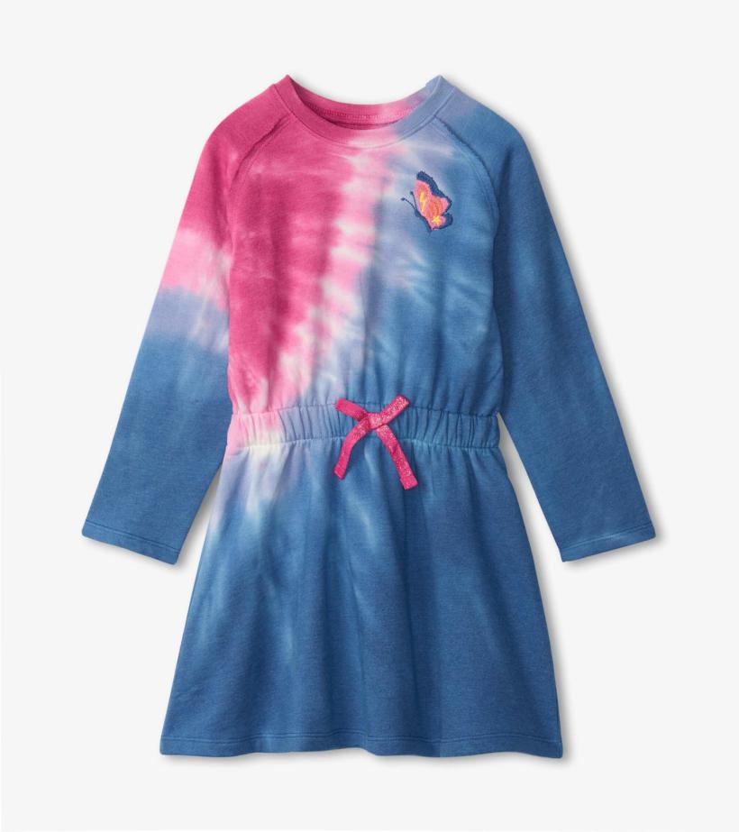 Girls Tie Dye Burst Cinched Waist Dress | Hatley Dresses